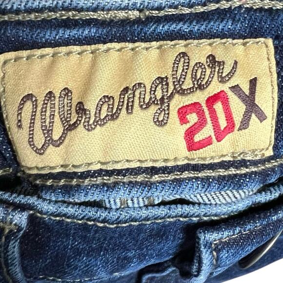 Wrangler 20X Denim Jeans, Size 12 SLM, Excellent Condition, Mid Rise - Picture 5 of 7